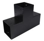 Starx paalverbinder 3-weg T-model 120x120 mm zwart, Verzenden, Nieuw