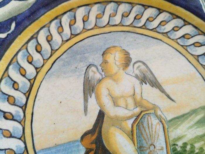Bord - Aardewerk - Italiaans bord, Antiek en Kunst, Antiek | Glas en Kristal
