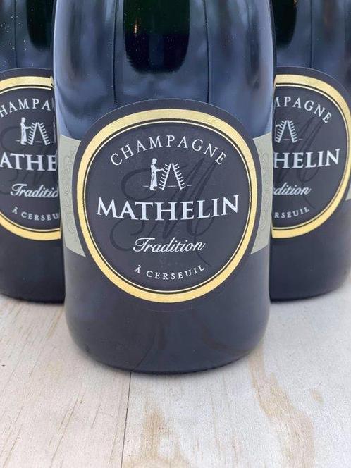 Mathelin, Mathelin Tradition - Champagne Brut - 6 Flessen, Verzamelen, Wijnen