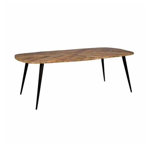 *WOONWINKEL* Tower Living Giovanni Deens Ovale Tafel 220 Cm, Huis en Inrichting, Tafels | Eettafels, Nieuw, Verzenden