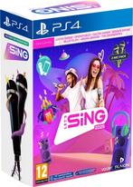 Lets Sing 2025 + 2 Microfoons - International Edition - PS4, Spelcomputers en Games, Verzenden, Nieuw