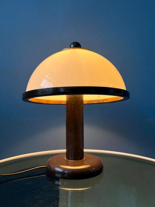 Small Steinhauer Wooden Mushroom Table Lamp, Huis en Inrichting, Lampen | Tafellampen, Ophalen of Verzenden