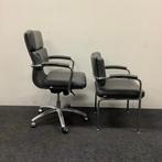 Complete set Mobilex Italy design bureaustoel en, Huis en Inrichting, Bureaustoelen, Gebruikt, Ophalen of Verzenden, Grijs, Bureaustoel