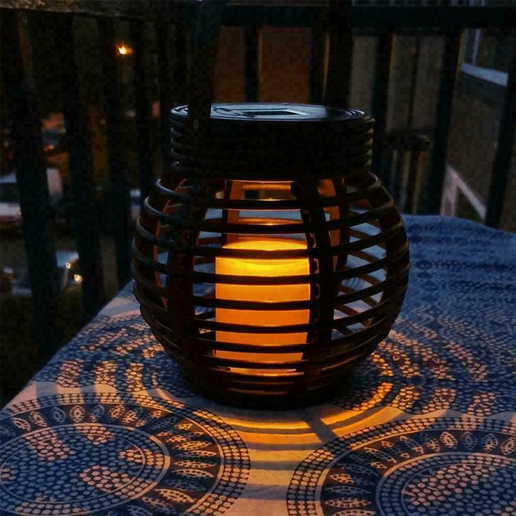 Solar Lantaarn Basket + zonne energie + Geschikt voor buiten, Tuin en Terras, Buitenverlichting, Led, Minder dan 50 watt, Nieuw