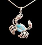 Lariamar hanger. Handgemaakt - Uniek stuk. Montage op argent, Verzamelen