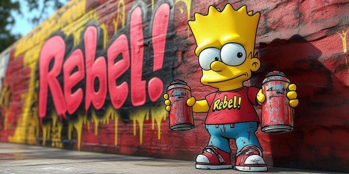 Iconica - Bart the Rebel · XXL, Antiek en Kunst, Kunst | Designobjecten