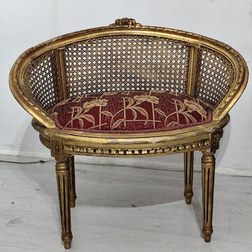Bijzetstoel - Hout - Louis XVI-stijl stoel, Antiek en Kunst, Curiosa en Brocante