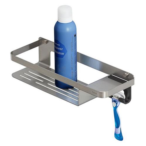 Douchemand Tiger Caddy Met Handdoekhaak 32 cm RVS Geborsteld, Doe-het-zelf en Verbouw, Sanitair, Bad, Nieuw, Ophalen of Verzenden