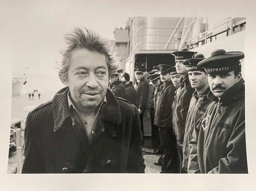 Marc Simon - Serge Gainsbourg sur le Gueprate 1984, Antiek en Kunst, Kunst | Schilderijen | Modern