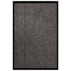 vidaXL Deurmat 80x120 cm gestreept beige, Verzenden, Nieuw