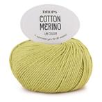 DROPS Cotton Merino Uni Colour - 10 pistache - Wol/Katoen, Hobby en Vrije tijd, Breien en Haken, Ophalen of Verzenden, Nieuw