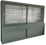 Buffetkast Engels groen design 300cm soft close, Huis en Inrichting, Kasten | Buffetkasten, Ophalen of Verzenden, Nieuw