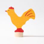 Grimms - Houten Steker Gele Haan - Grimms, Kinderen en Baby's, Speelgoed | Overig, Nieuw