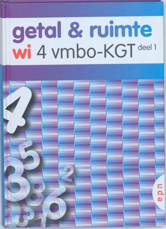 Getal en Ruimte  Deel 1 deel wi 4 vmbo KGT dru 9789011105911, Boeken, Techniek, Zo goed als nieuw, Verzenden
