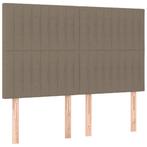 Hoofdbord Set Taupe 72cm - Retourdeal - Upgrade je bed!, Huis en Inrichting, Slaapkamer | Bedden, Verstelbaar, Nieuw, Stof, Klassiek