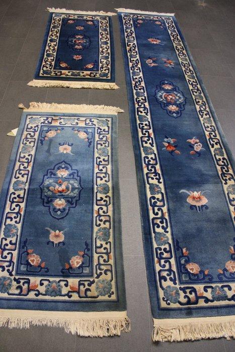 3er China-set - Loper - 335 cm - 70 cm, Huis en Inrichting, Stoffering | Tapijten en Kleden