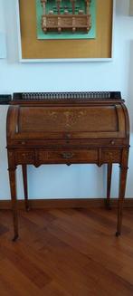 Cilinderbureau - Hout, Antiek en Kunst, Antiek | Meubels | Stoelen en Banken
