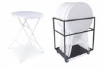 Supercombi - 12x statafel blomo + trolley, Huis en Inrichting, Ophalen of Verzenden, Nieuw, Kunststof