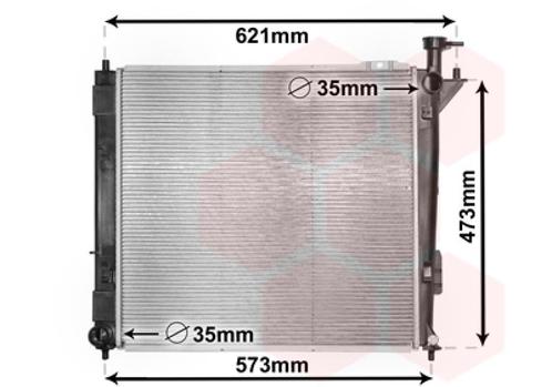 RADIATOR VOOR HYUNDAI SANTAFE 2007-2009 253102B850, Auto-onderdelen, Airco en Verwarming, Nieuw, Ophalen of Verzenden