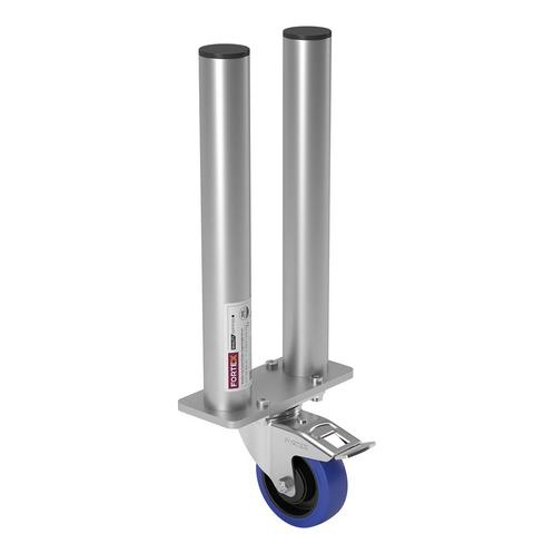 FORTEX STAGE750 dubbele poot met zwenkwiel/rem podiumhoogte, Muziek en Instrumenten, Licht en Laser, Verzenden