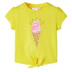 vidaXL Kindershirt 104 geel, Verzenden, Nieuw