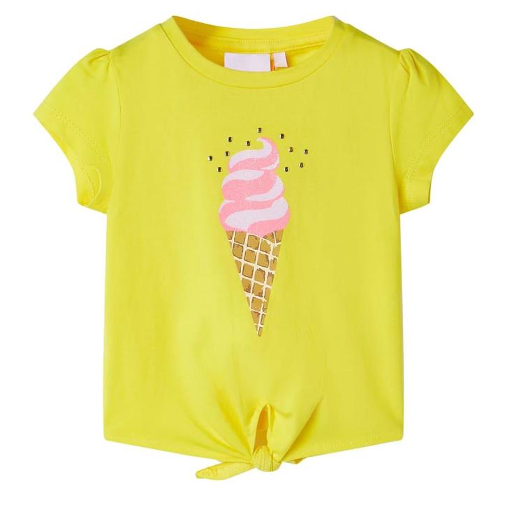 vidaXL Kindershirt 104 geel, Kinderen en Baby's, Kinderkleding | Overige, Nieuw, Verzenden