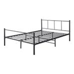 Metalen bedframe Hercules incl. bedbodem 140x200 cm zwart, Huis en Inrichting, Verzenden, Nieuw