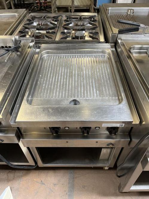 Occasion MKN elektrische bakplaat, geribbeld, Zakelijke goederen, Horeca | Keukenapparatuur, Gebruikt, Ovens, Magnetrons en Steamers