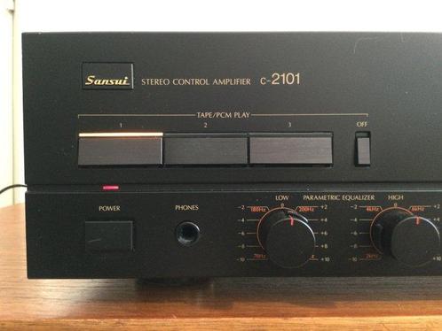Sansui - C-2101 Solid state voorversterker, Audio, Tv en Foto, Radio's