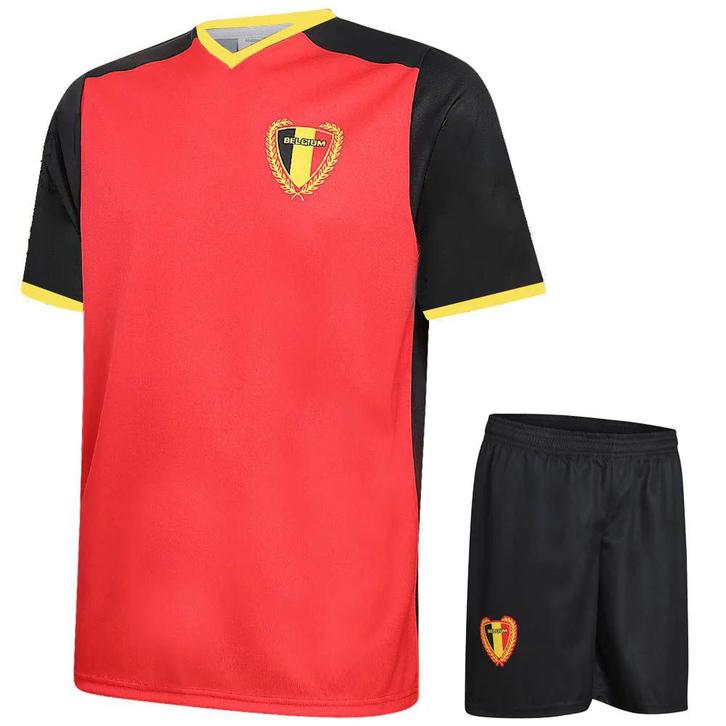 Belgie Voetbaltenue Thuis - WK 2026 - Kind en Volwassenen, Sport en Fitness, Voetbal, Nieuw, Verzenden