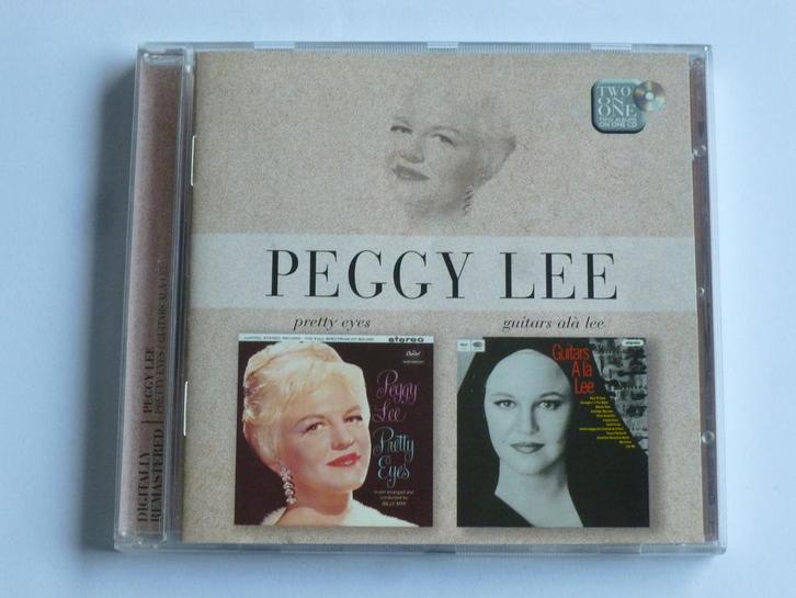 Peggy Lee - Pretty Eyes / Guitars ala lee, Cd's en Dvd's, Cd's | Pop, Zo goed als nieuw, Verzenden