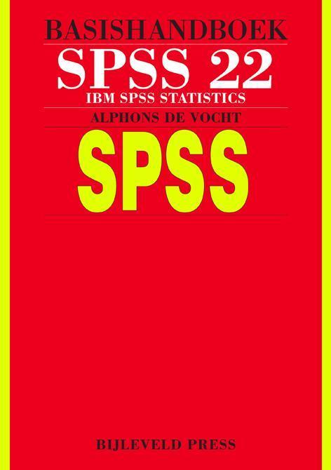 Basishandboek SPSS 22, 9789055482412, Boeken, Studieboeken en Cursussen, Zo goed als nieuw, Verzenden