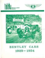 BENTLEY CARS 1929 - 1934 (BROOKLANDS), Nieuw, Author