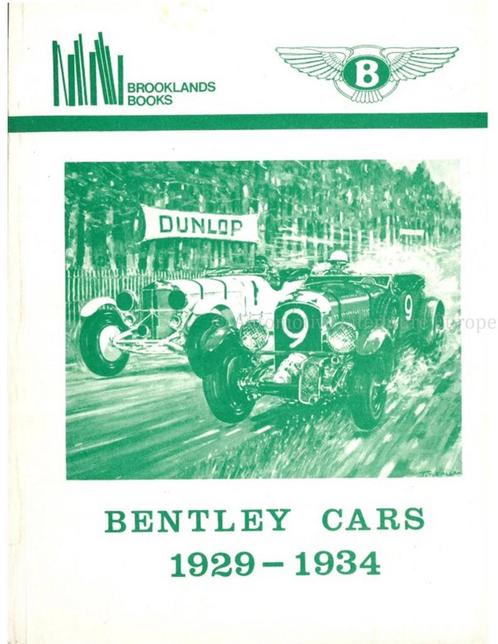 BENTLEY CARS 1929 - 1934 (BROOKLANDS), Boeken, Auto's | Boeken