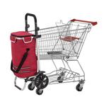 3in1 boodschappentrolley - 56L - Rood, Huis en Inrichting, Verzenden, Nieuw