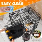 LOVPET® Hondenbox - Transportbox - Opvouwbaar - 63x44x50 - Z, Hobby en Vrije tijd, Verzenden, Nieuw