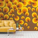 Profhome 392581-GU Fotobehang retro mat geel oranje 1,59 m, Verzenden