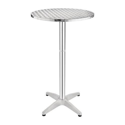 Bolero ronde RVS statafel 60cm, Zakelijke goederen, Horeca | Meubilair en Inrichting, Verzenden