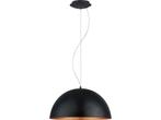 EGLO Gaetano 1 Hanglamp - E27 - Ø 53 cm - Zwart/Koper, Verzenden, Zo goed als nieuw