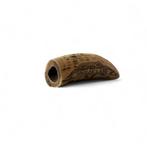 Scrimshawed Whales tooth - Hars- Whaler Lion, 1827, Antiek en Kunst