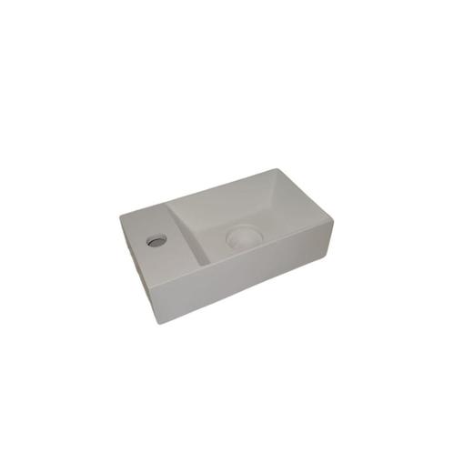 Opbouw Wastafel Sanimex Sardonyx Solid Surface Rechthoekig, Doe-het-zelf en Verbouw, Sanitair, Ophalen of Verzenden