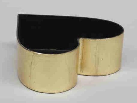 Kunststof Hartvorm Goud 15x16x7 cm, Huis en Inrichting, Woonaccessoires | Kunstplanten en Kunstbloemen, Nieuw, Ophalen of Verzenden