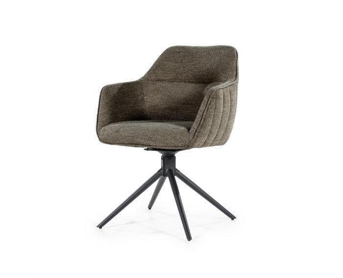 Eetkamerstoel Jeff Bruin | Eleonora, Huis en Inrichting, Stoelen, Nieuw, Ophalen of Verzenden