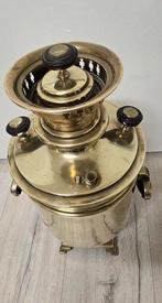 Batashev - Samovar - Verguld messing - Russisch samovar, Antiek en Kunst