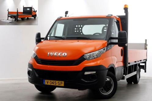 Iveco Daily 35C14 136pk Euro6 Open Laadbak met laadklep en t, Auto's, Bestelauto's, Dealer onderhouden, Lease, Handgeschakeld