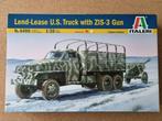 Italeri 6499 Lend-Lease U.S. truck with ZIS-3 gun 1:35, Verzenden, Nieuw, Italeri