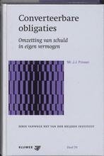 9789013018837 Converteerbare obligaties + CD-ROM, J.J. Prinssen, Zo goed als nieuw, Verzenden