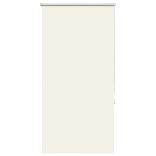 vidaXL Rolgordijn verduisterend gebroken wit 85x175 cm, Huis en Inrichting, Stoffering | Gordijnen en Lamellen, Wit, Nieuw, Verzenden