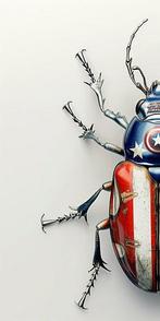F2B - BeetleCan captain america 4I8, Antiek en Kunst