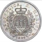 San Marino. 1898 Rare 5 Lire, Postzegels en Munten, Munten | Europa | Niet-Euromunten